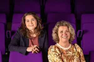 Karen Jong van Cultuur & School Utrecht en Jephta Hermelink van Creatief Vermogen Utrecht